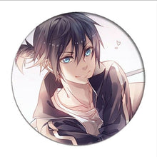 Load image into Gallery viewer, 1pcs Anime Noragami Aragoto Yato Cosplay Badge Iki Hiyori Brooch Pin Yukine Collection Badge for Backpack Clothes