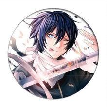 Load image into Gallery viewer, 1pcs Anime Noragami Aragoto Yato Cosplay Badge Iki Hiyori Brooch Pin Yukine Collection Badge for Backpack Clothes